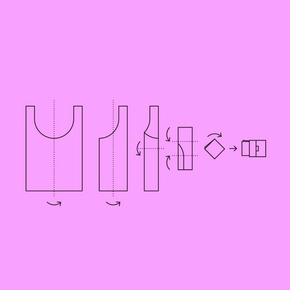 NWOT BAGGU Custom Standard Size Reusable Bag - Redux bvr - Picture 2 of 4